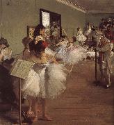 Edgar Degas Dance class oil painting artist